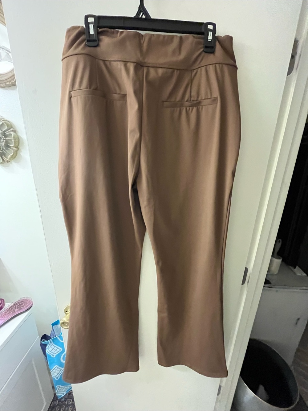 Halara High-Rise Wide-Leg Pants in Brown - Picture 3 of 5